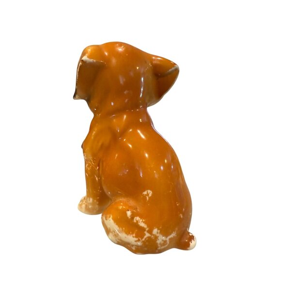 Vintage Ceramic Puppy Figurine Holding Shoe - Picture 4 of 13